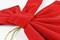 Red Velvet Christmas Bow 9-inch X 16-inch 4 Pack of Holiday Bows